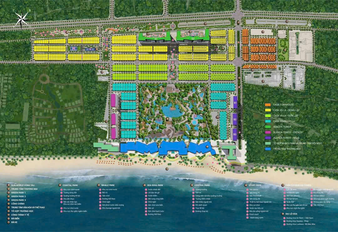 Mặt Bằng Dự án Blanca City Vũng Tàu